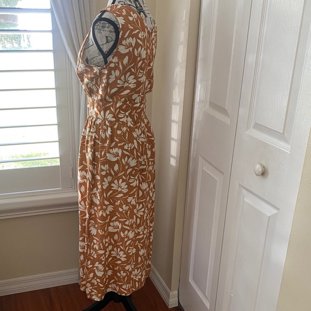 Ann Taylor Factory Vintage Floral MIDI Dress - Picture 4 of 9
